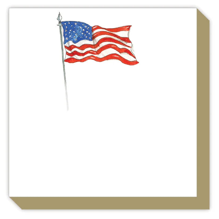 American Flag Luxe Notepad - The French Shoppe