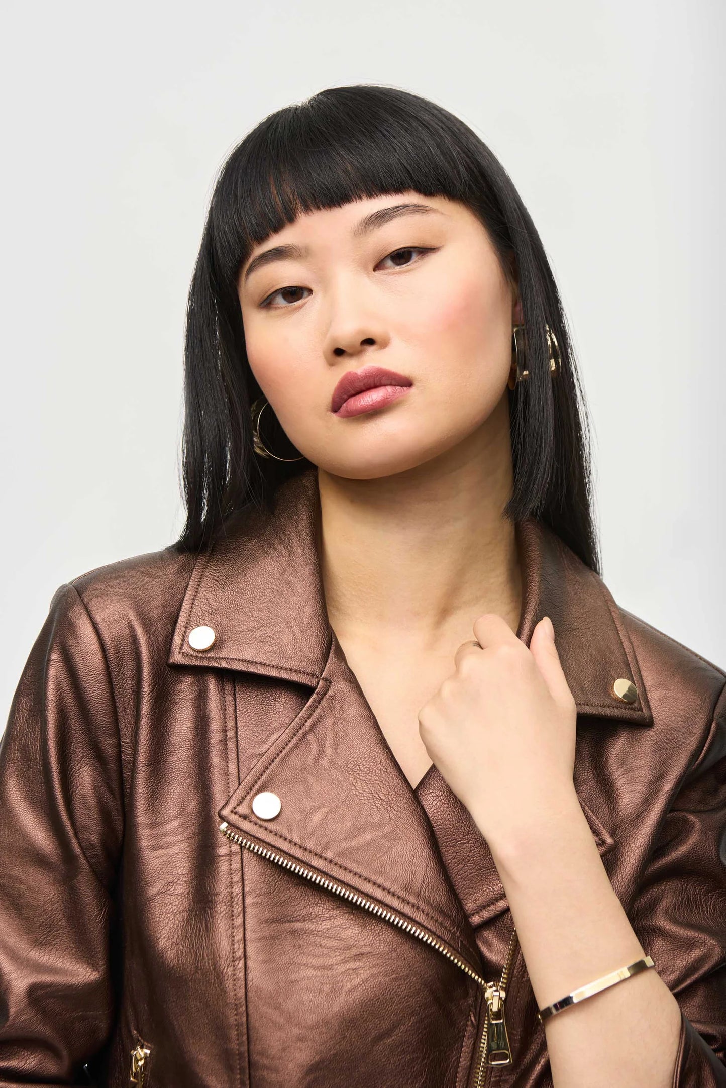 Bronze Leather Jacket