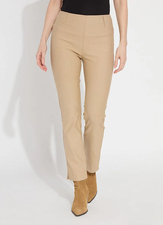 Coated Denim Straight Pant