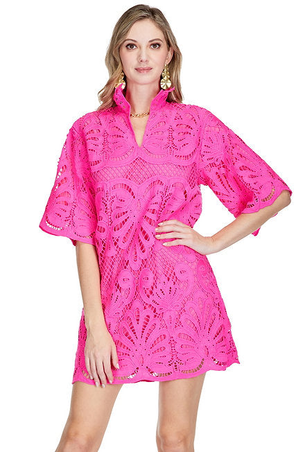 Pretty in Pink Lace Dress