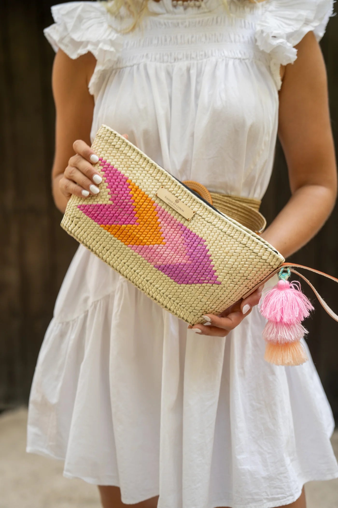 Fine Palm Arrow Clutch