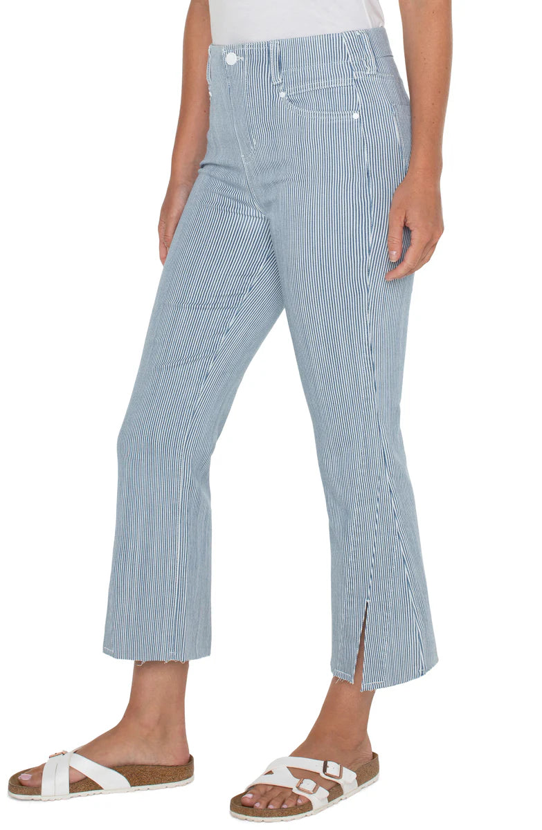 Gia Glider Crop Flare Twisted Seam